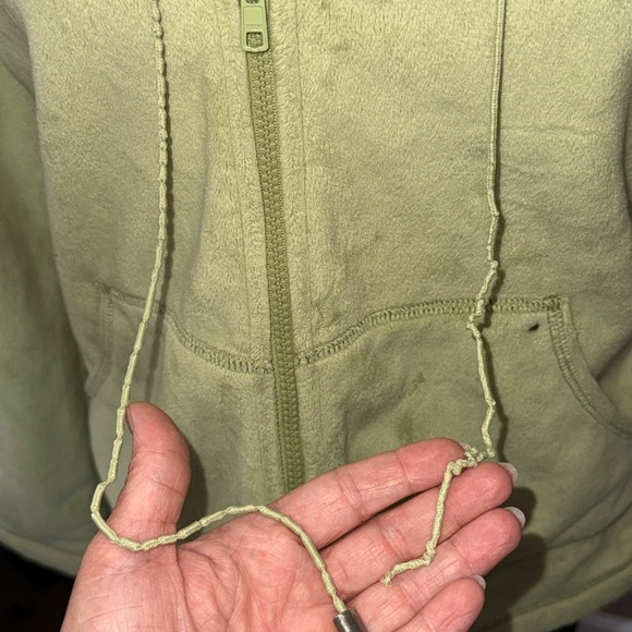 Kristen Blake • Green Thick Fleece Hooded Jacket - Picture 6 of 11
